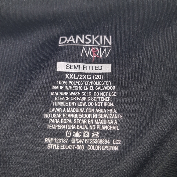 Danskin Womens Gray Neon Lime Green Track Jacket XXL - Picture 9 of 10